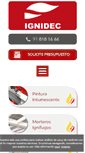 Mobile Screenshot of ignidec.com